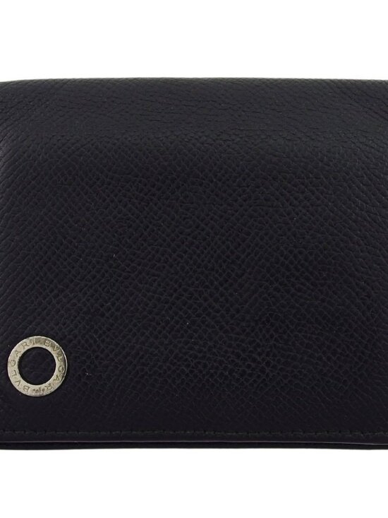 BVLGARI Card Case black Women 30403 Authentic secondhand